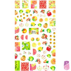 Sticker - Autocolantes para unhas de frutas 12x7cm